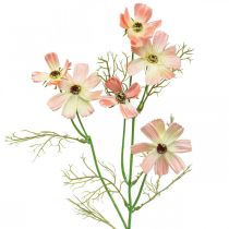 položky Košík na šperky Cosmea Broskvové umělé květiny letní květiny 61cm