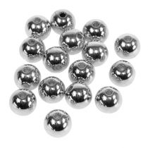 položky Ozdobné perly stříbrná metalíza 14mm 35ks