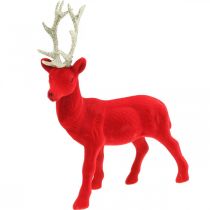 položky Ozdobná ozdobná figurka jelena ozdobná sob říční červený V28cm