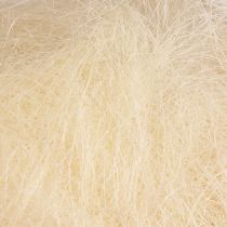 položky Přírodní vlákno sisalová tráva pro řemesla Sisalová tráva krémová bílá 500g