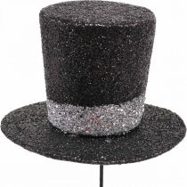 položky Silvestrovský deko válec klobouk deko špunt třpytivý 5cm 12ks