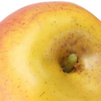 položky Dekorativní jablko žlutá a červená dekorativní ovocná potravinová atrapa Ø9cm