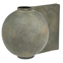 položky Dekorativní váza keramická antický vzhled bronzově šedá 30×20×24cm