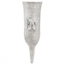 Náhrobní váza polyresinová váza s motivem anděla k zasunutí V29cm