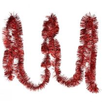 položky Slavnostní Red Tinsel Garland 270 cm - Lesklá a zářivá, ideální pro vánoční a sváteční dekorace