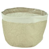 položky Květináč Jutový koš na náčiní Natural Utensilo Ø26cm V21cm 3ks