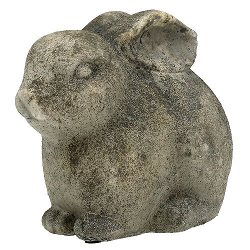 Floristik24 Dekorativní postava zajíčka šedé barvy 22cm x 15cm x 20,5cm