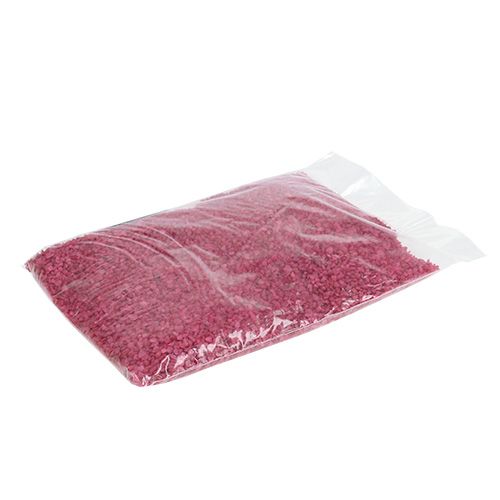 položky Dekorační granule fuchsiové dekorační kameny 2mm - 3mm 2kg