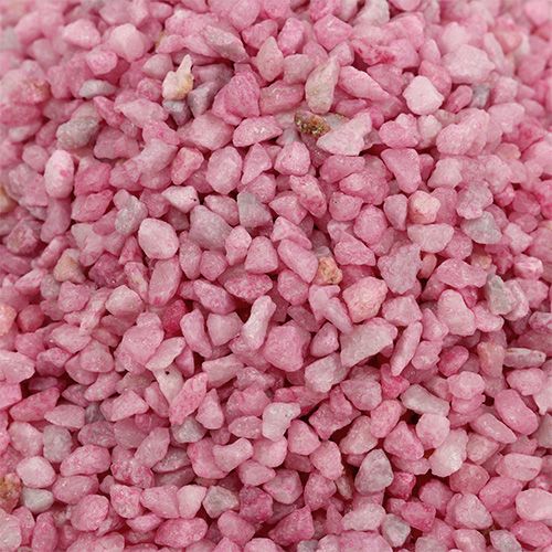 položky Dekorační granule růžové dekorační kameny 2mm - 3mm 2kg