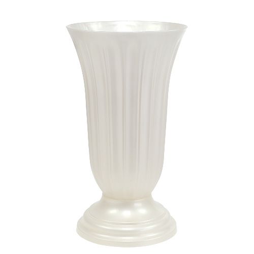 Váza Lilia perleť Ø23cm, 1ks