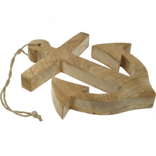 položky Závěsná kotva Mango Wood Námořní věšák Natural V24,5cm