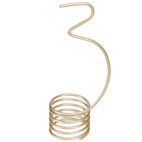 položky Adventní svíčková dekorace s čísly 1-4 matně zlatá kovová V10cm 4 ks