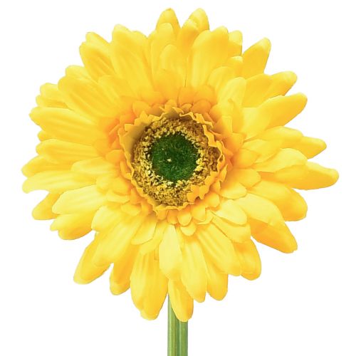 Floristik24 Umělé květiny Gerbera Sun Yellow Garden Flower 47cm