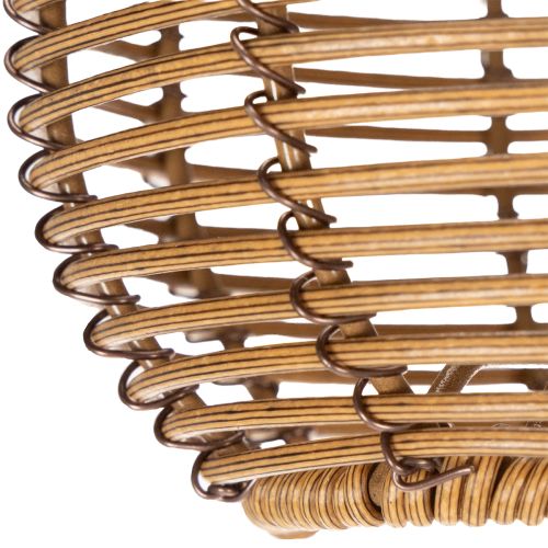 položky Solární zahradní světlo, ratanový styl, pro romantické večery venku, 86 cm