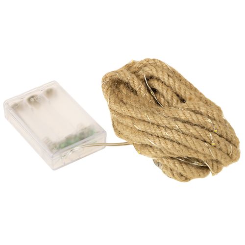 položky Mikro LED světelný řetěz s kabelem, vnitřní, teplá bílá, 390 cm