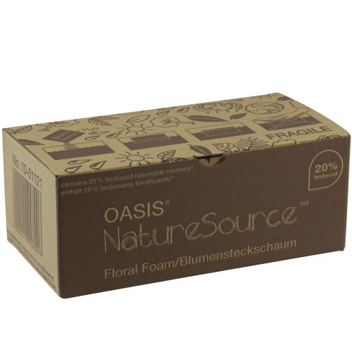 položky Oasis NatureSource Maxlife Floral Foam Brick Brown 23×11×7,5cm 1 ks