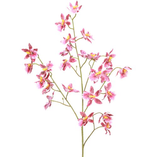 Oncidium Umělá dekorace Orchideje růžová fialová 93cm 2ks