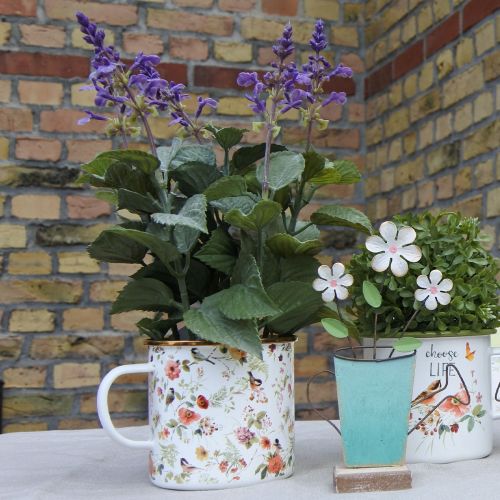 položky Pohár na rostliny Smaltovaný pohár na sázení květin Ø11cm