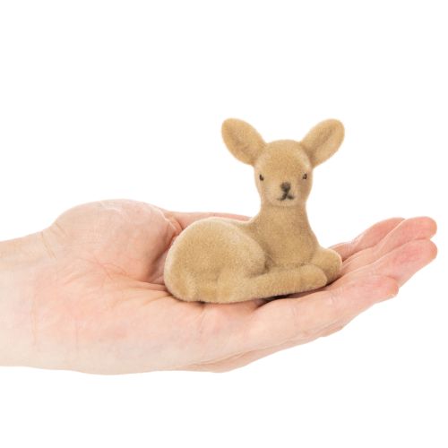 položky Dekorativní figurka ležícího srnčete na stůl, 8 cm, 6 dílků