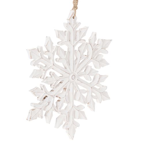 položky Velká dekorativní sněhová vločka, závěsná dekorace, 30 cm