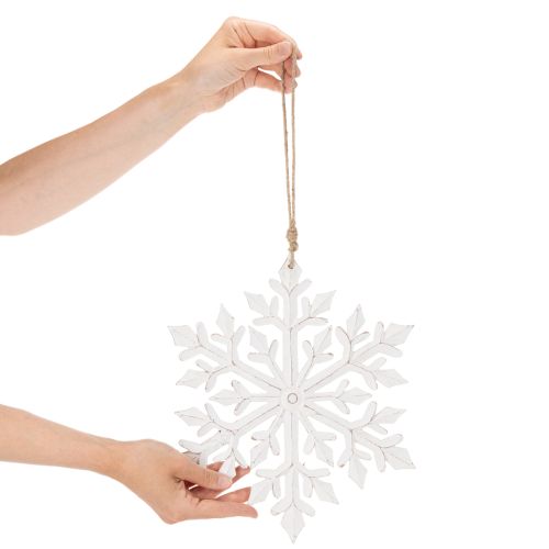 položky Velká dekorativní sněhová vločka, závěsná dekorace, 30 cm