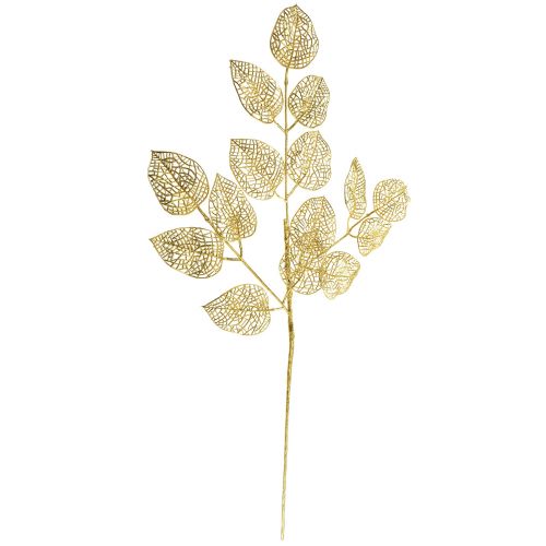 položky Skeleton Leaves Umělé listy vrby Gold Branch Deco 63cm