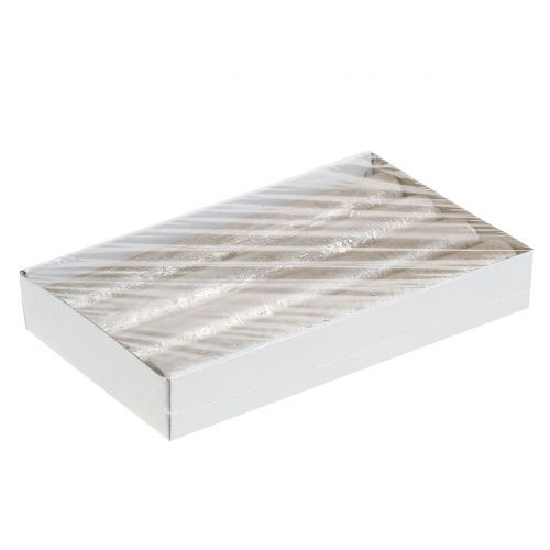 Floristik24 Kuželové svíčky jednobarevné šampaňské 34mm x 300mm 4 ks