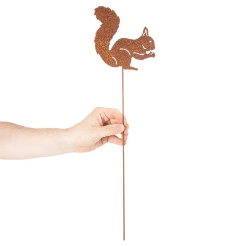 položky Zahradní kůl veverčí rez dekorativní kůl na záhon a květináč 52cm 2 ks