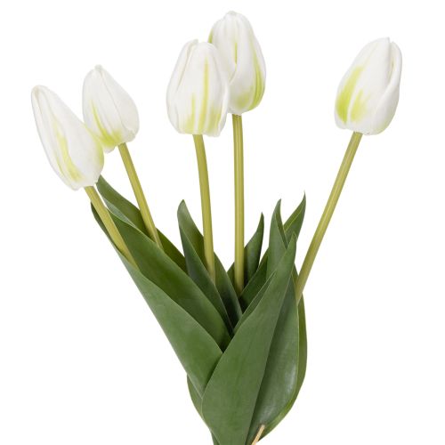 položky Dekorativní umělé tulipánové květy pro stylový interiérový design, 40 cm, 5 kusů