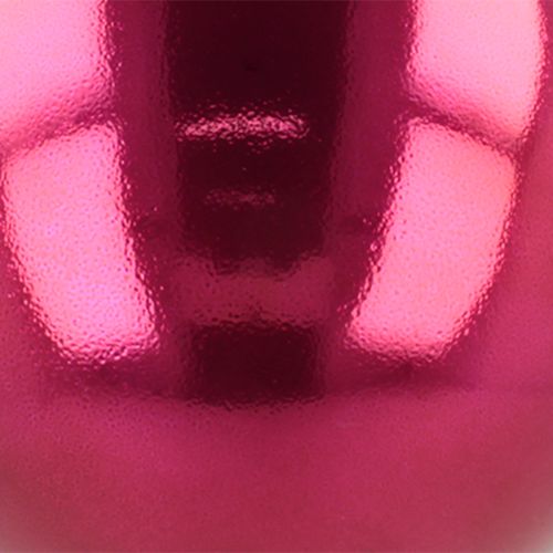 položky Vánoční koule plastová velká vánoční koule růžová Ø14cm