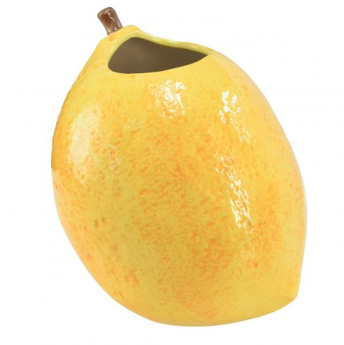 položky Citronová váza keramická váza citrónově žlutá Středomoří H19cm