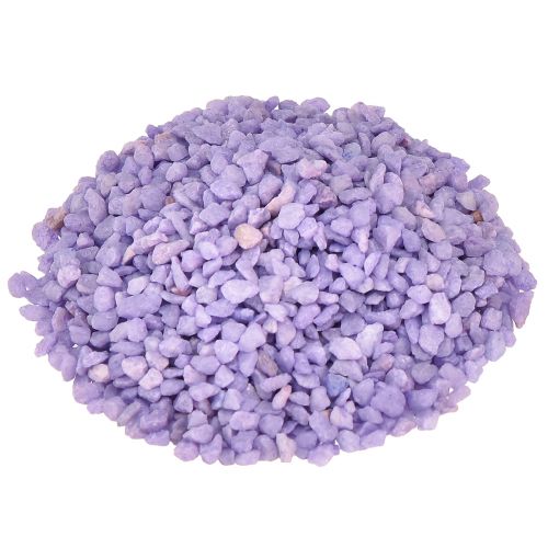 Dekorační granule lila dekorační kamínky fialová 2mm - 3mm 2kg