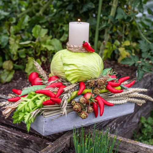 položky Ozdobný věšák letní chilli papričky červené umělé L50cm