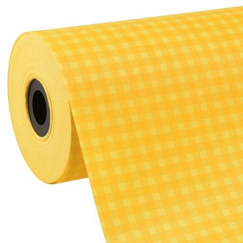 Manžetový papír hedvábný papír květinový papír žlutý šek 25cm 100m