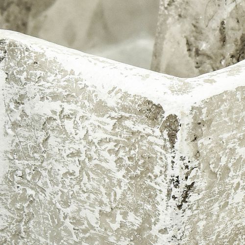 položky Rostlinný kříž betonový vzhled miska kříž 14,5x21x5cm