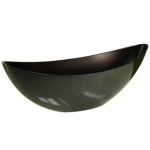 Stylová lodní mísa v tmavě zelené barvě - 39 cm - ideální pro elegantní servírování a zdobení