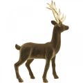 Floristik24 Deko dekorace figurka jelena deko sob hejna hnědá V37cm