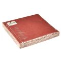 Floristik24 Ubrousky Bordeaux Emboss Ornaments 33x33cm 15ks