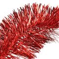Floristik24 Slavnostní červená pozlátková girlanda 270 cm - lesklá a zářivá, ideální pro vánoční a sváteční dekorace